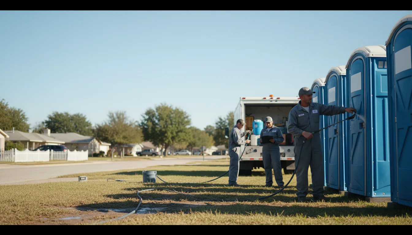 Long-Term Portable Toilet Rental in Schulter, OK near me